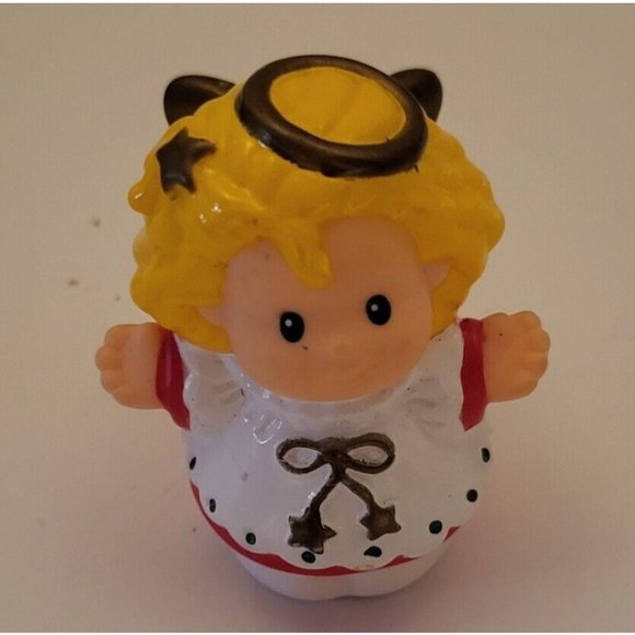 Fisher Price Little People SARAH LYNN CHRISTMAS NATIVITY ANGEL 1999 Figure Rare - Picture 1 of 8